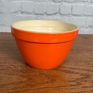Crate&Barrel Portugal 5.5” Orange Addison Mixing Nesting Bowl